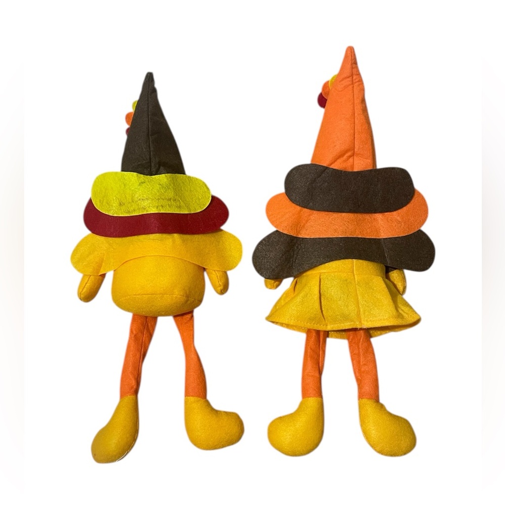 Handmade Thanksgiving Fall Turkey Swedish Gnomes - Set of 2 - Picture 7 of 7